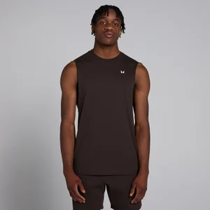 MP Rest Day hemd met diep uitgesneden armsgaten - Koffiebruin - Size XXXL