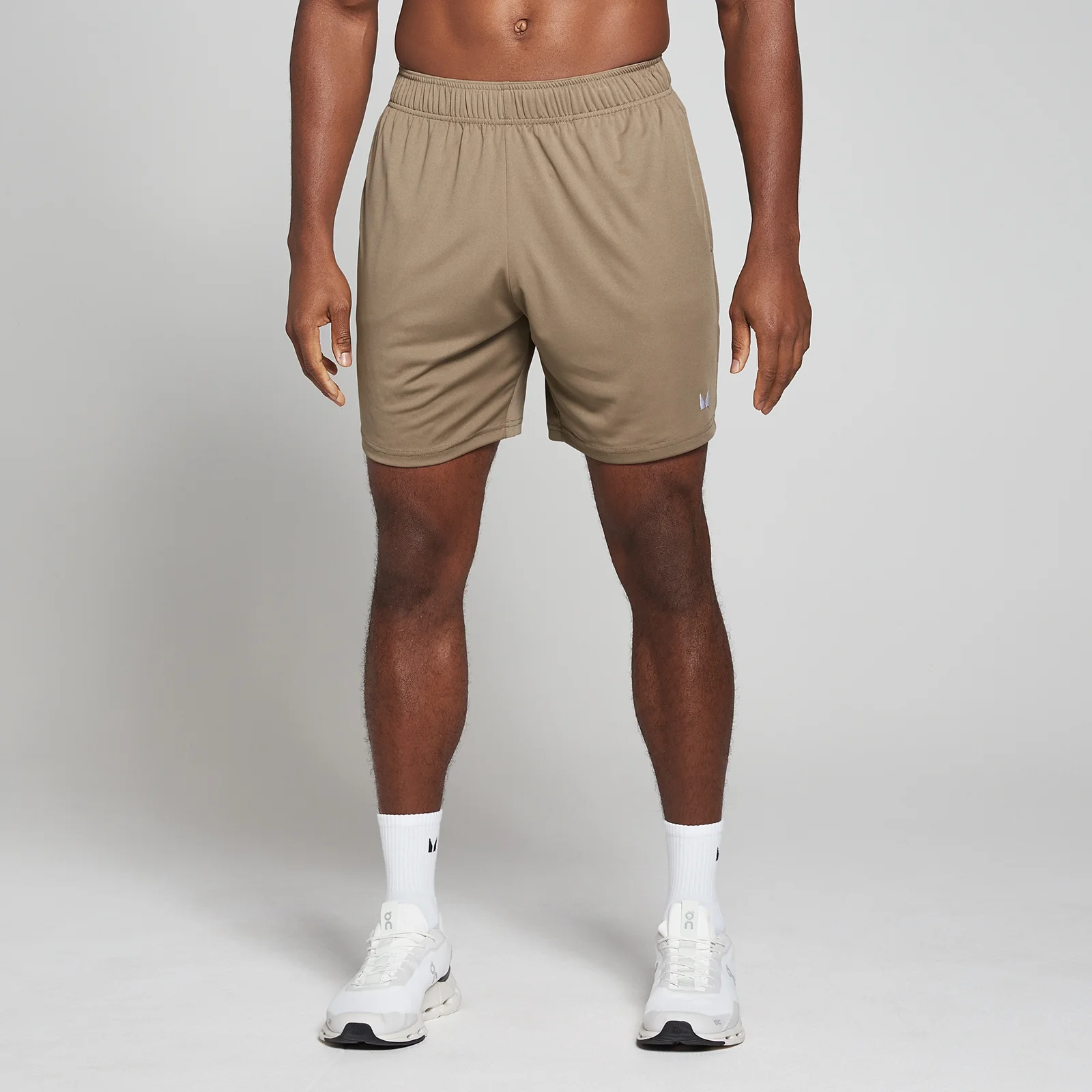 MP Men's Lightweight 7 Inch Training Shorts - Soft Brown - L Afbeelding 1