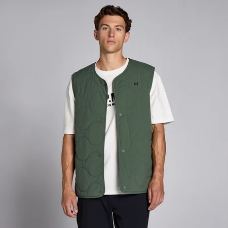 MP Lifestyle Diamond bodywarmer voor heren - Tijmgroen