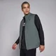MP Lifestyle gewatteerde bodywarmer voor heren - Mosgrijs