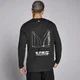 MP Lifestyle shirt met lange mouwen voor heren - Verwasen zwart