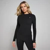 MP Tempo Good shirt met nauwsluitende pasvorm en lange mouwen voor dames - Zwart