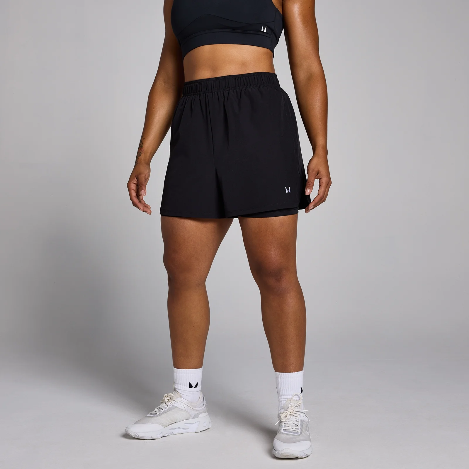 MP 2-in-1 trainingsshort voor dames - Zwart - S Afbeelding 1