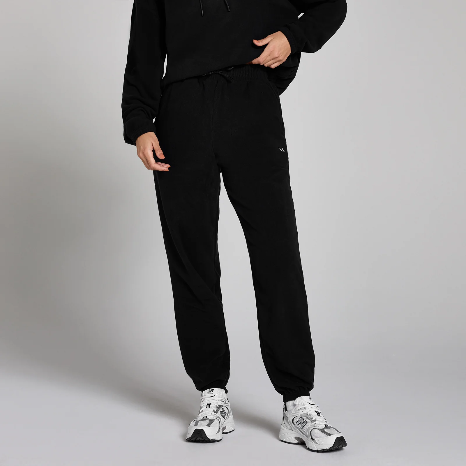 MP joggingbroek van fleecestof voor dames - Zwart - S Afbeelding 1
