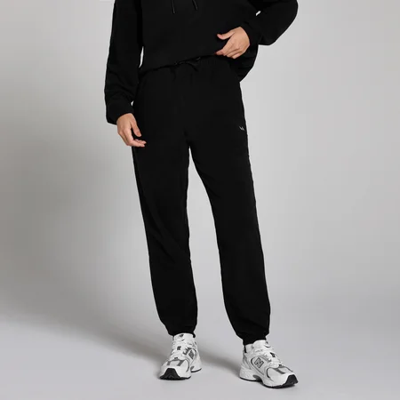 MP joggingbroek van fleecestof voor dames - Zwart