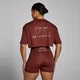 MP T-shirt met Origin-opdruk voor dames - Baksteenrood