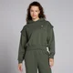 MP Tempo Graphic gecropte hoodie voor dames - Donkerolijfgroen