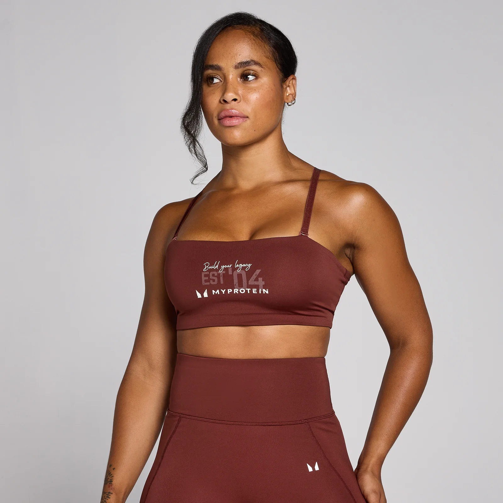 MP sportbeha met Origin-opdruk - Baksteenrood - XS Afbeelding 1