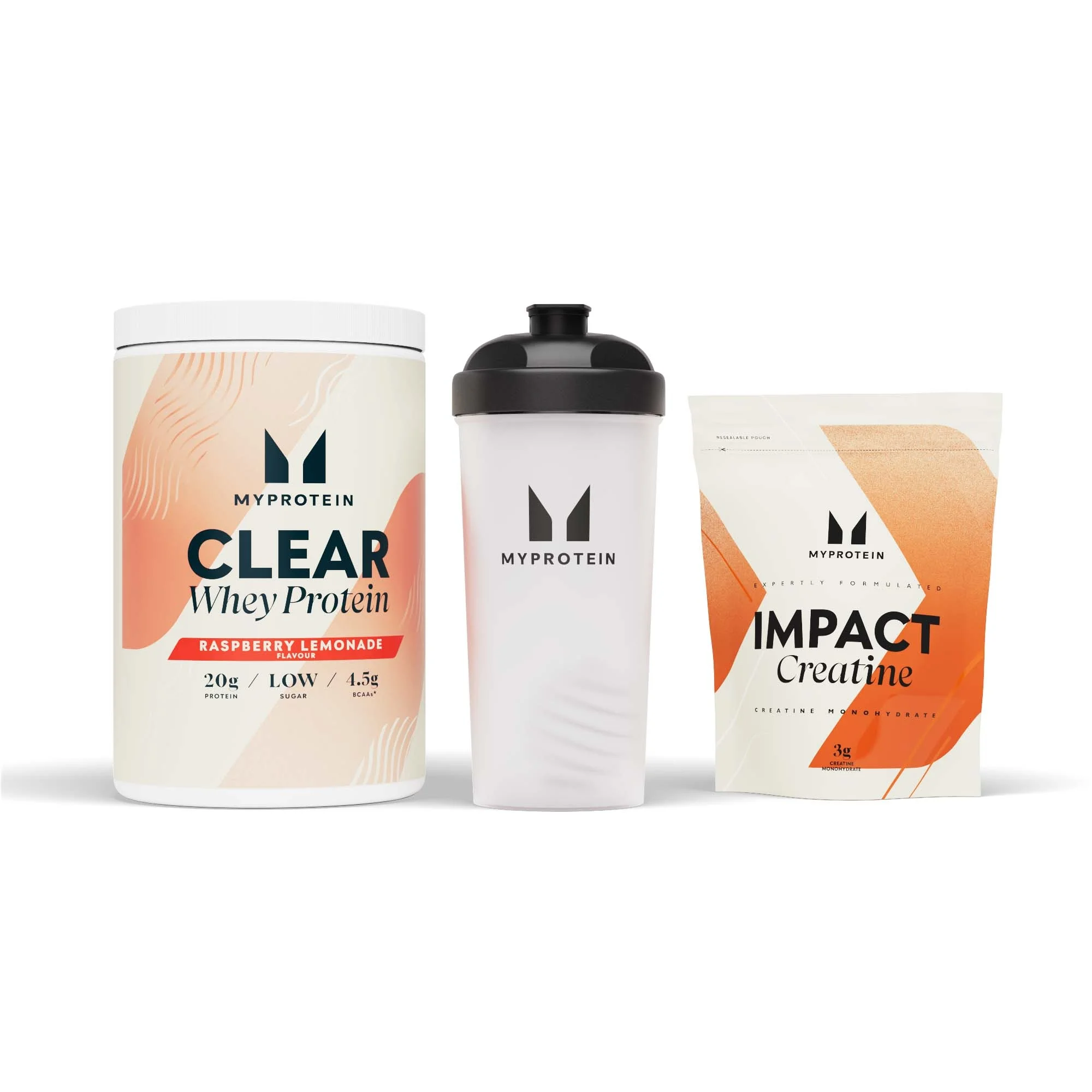 Clear Performancebundel - Nieuw-Framboos Lemonade - Unflavoured (100g) Afbeelding 1