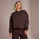 MP sweatshirt met streepdetails voor dames - Koffiebruin
