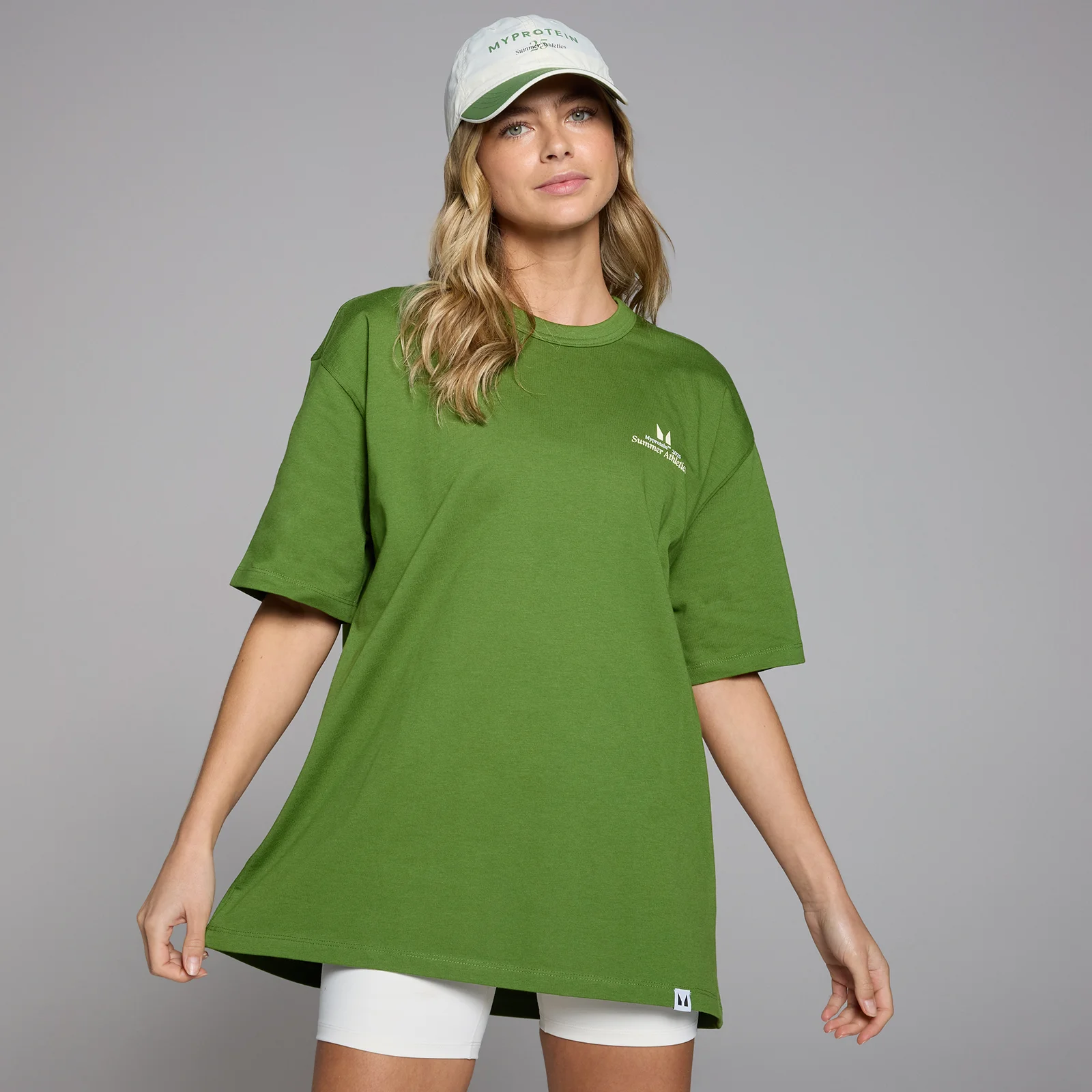 MP Lifestyle T-shirt met opdruk voor dames - Donkerdennengroen - XXS-XS Afbeelding 1