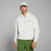 MP Lifestyle shirt met kwartrits en kraag voor heren - Gemêleerd grijs