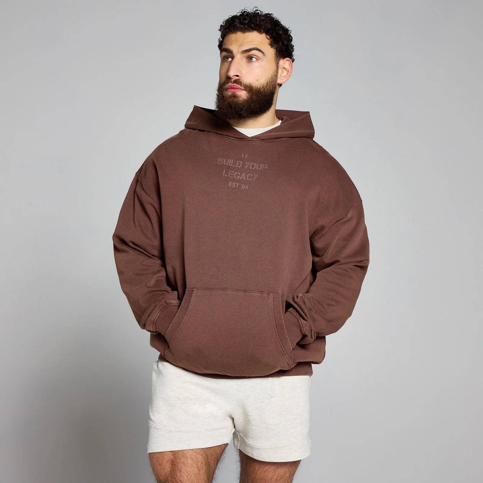 MP Origin verwassen hoodie met opdruk - Penny - XXS-XS Afbeelding 1