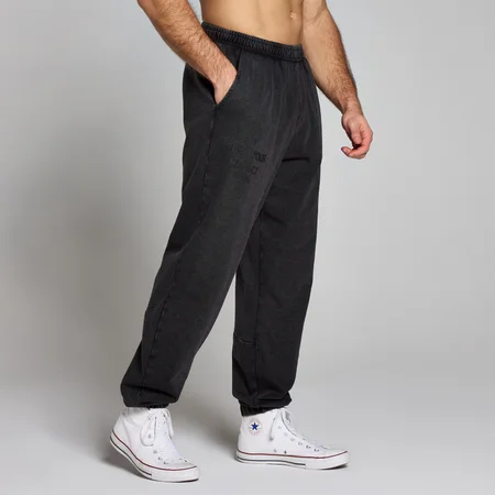 MP Origin verwassen joggingbroek met opdruk voor heren - Verwassen zwart