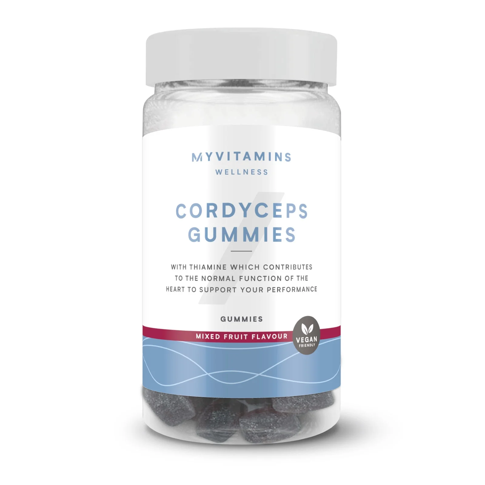 Cordyceps Prestatie Gummies - 60gummies - Mixed Fruit Afbeelding 1