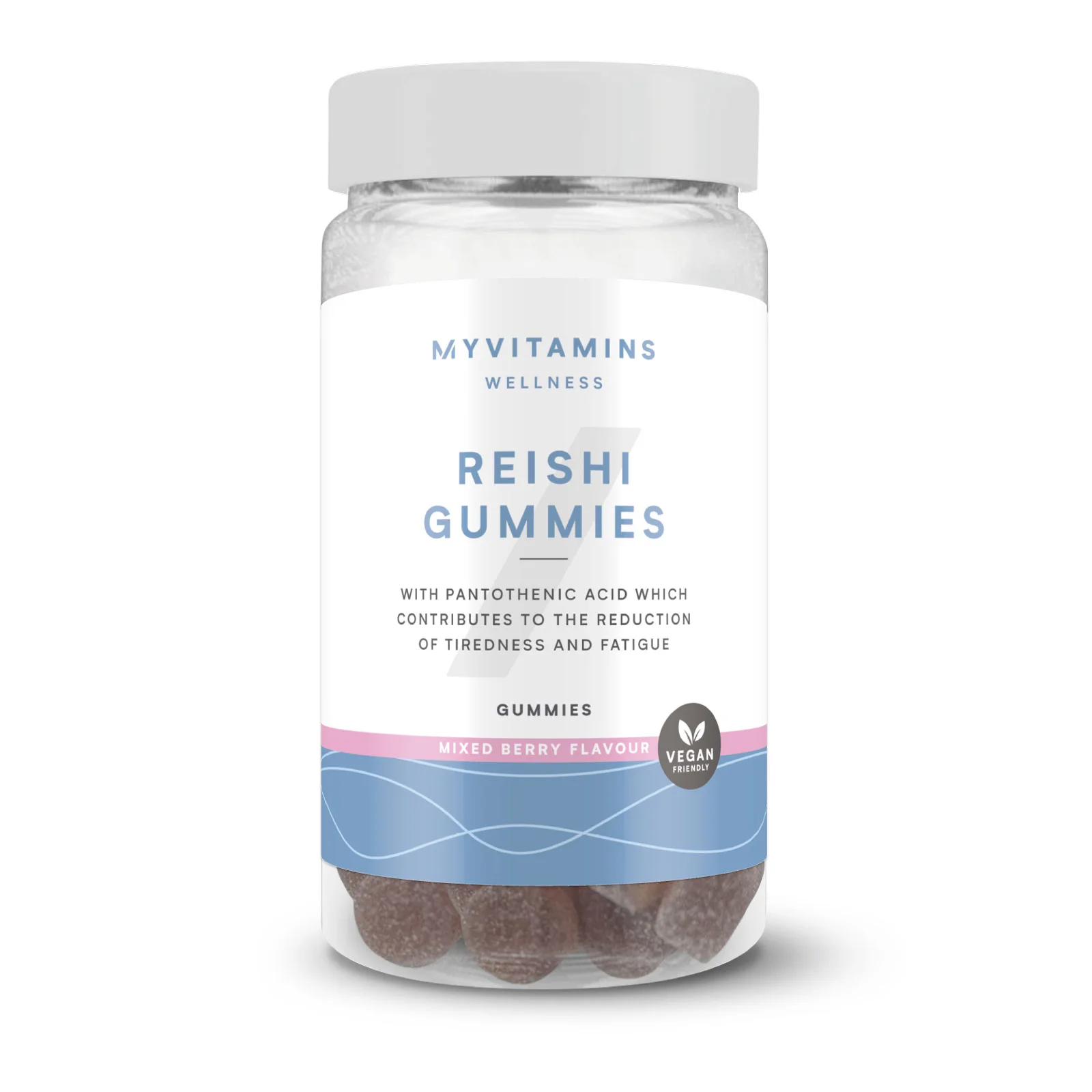 Paddenstoelengummies - 60gummies - Reishi (Relax) - Mixed Berry Afbeelding 1