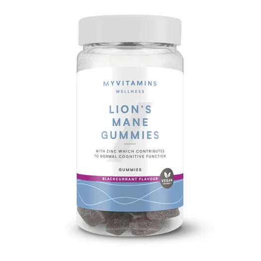 Paddenstoelengummies - 60gummies - Lion's Mane (Focus) - Blackcurrant