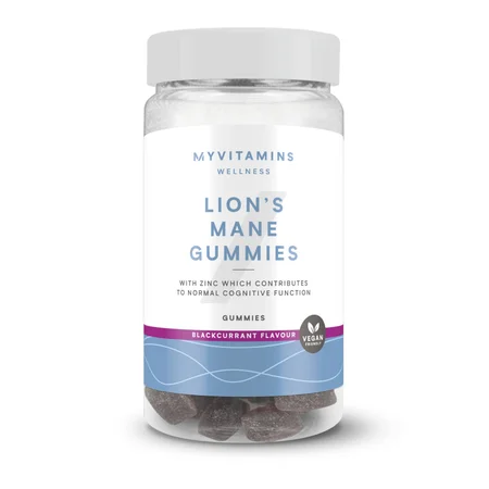 Paddenstoelengummies - 60gummies - Lion's Mane (Focus) - Blackcurrant