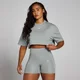 MP supergecropt T-shirt met Origin-opdruk voor dames - Fossielgrijs