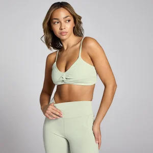 MP Lifestyle sportbeha met geplooide voorzijde - Mineraalgroen - Size M
