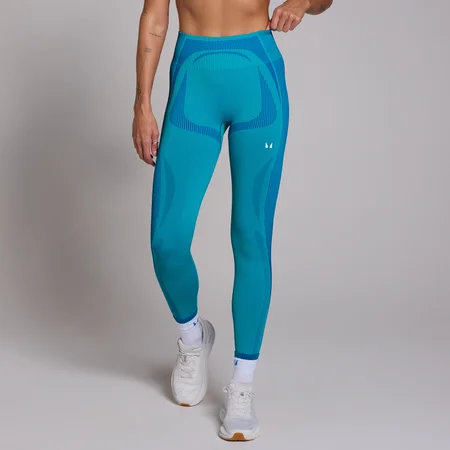 MP Tempo naadloze hybride legging voor dames - Oceaanblauw