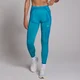 MP Tempo naadloze hybride legging voor dames - Oceaanblauw
