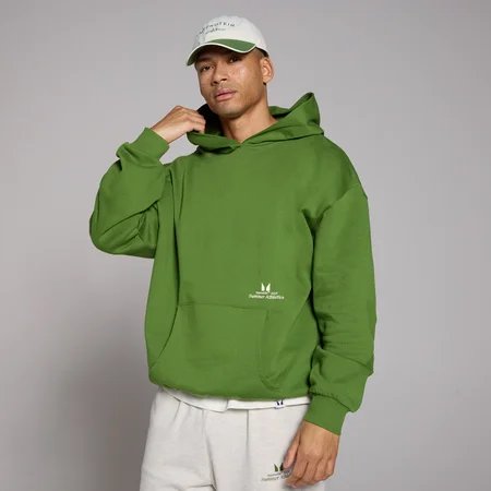 MP Lifestyle oversized hoodie - Donkerdennengroen