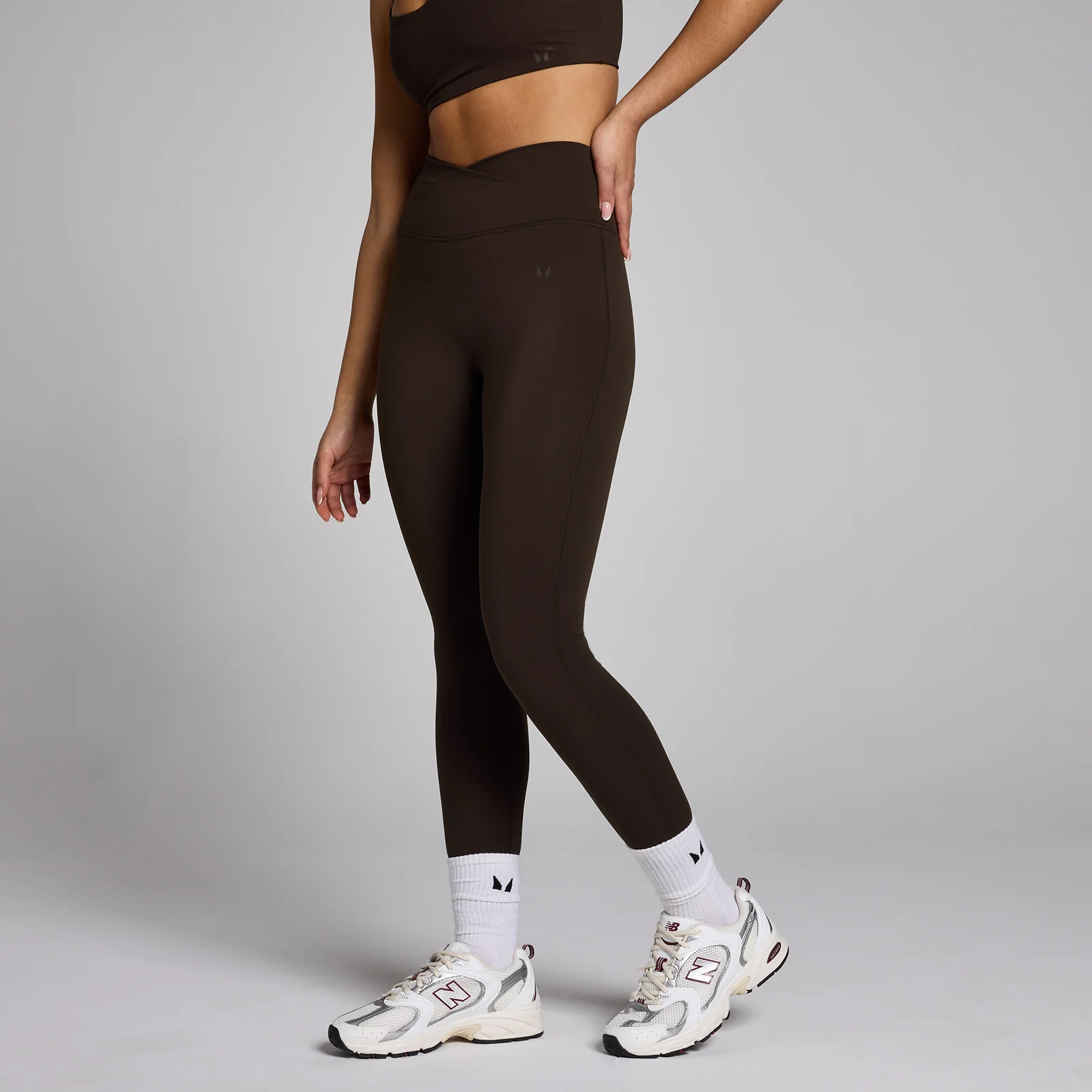 MP Tempo legging voor dames - Koffiebruin - L Afbeelding 1