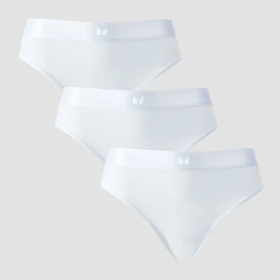 MP middelhoog bikinibroekje voor dames (verpakking met 3 stuks) - Wit - L Afbeelding 6