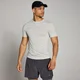 MP Velocity naadloos T-shirt met nauwsluitende pasvorm voor heren - Chroom