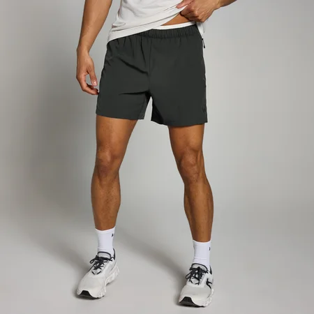 MP Tempo geweven trainingsshort met binnenbeenlengte van 12,7 cm voor heren - Verwassen zwart