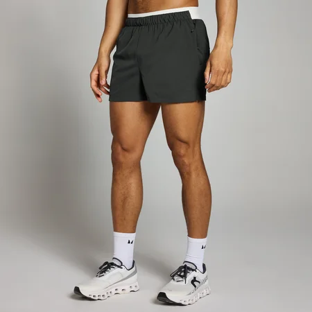 MP Tempo geweven trainingsshort met binnenbeenlengte van 7,5 cm voor heren - Zwart
