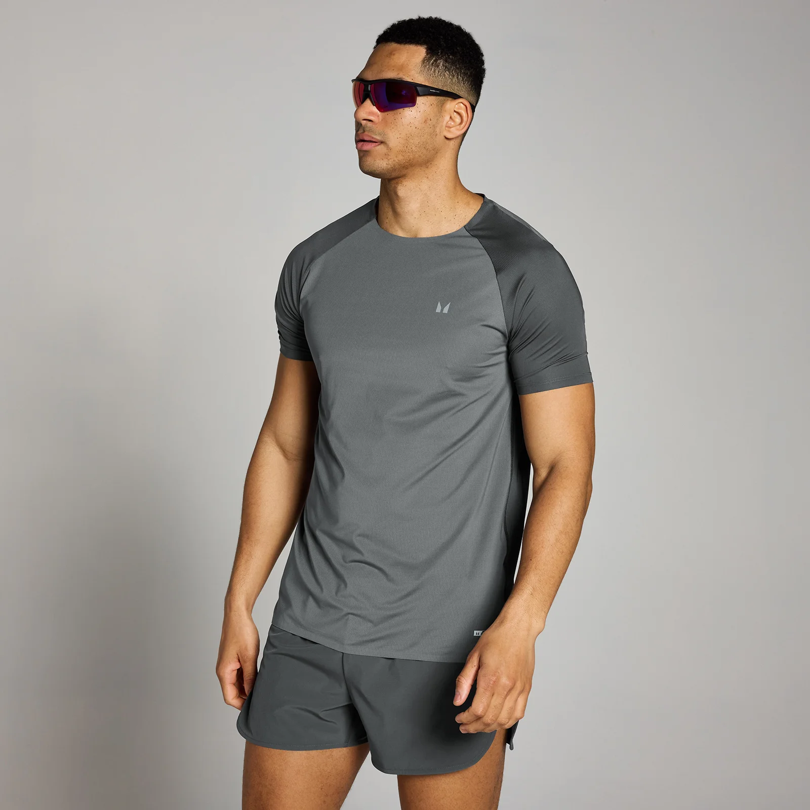 MP Velocity T-shirt van mesh - Donkergrijs - XS Afbeelding 1
