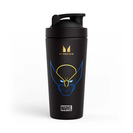 Myprotein Wolverine shaker van gerecycled metaal - Zwart