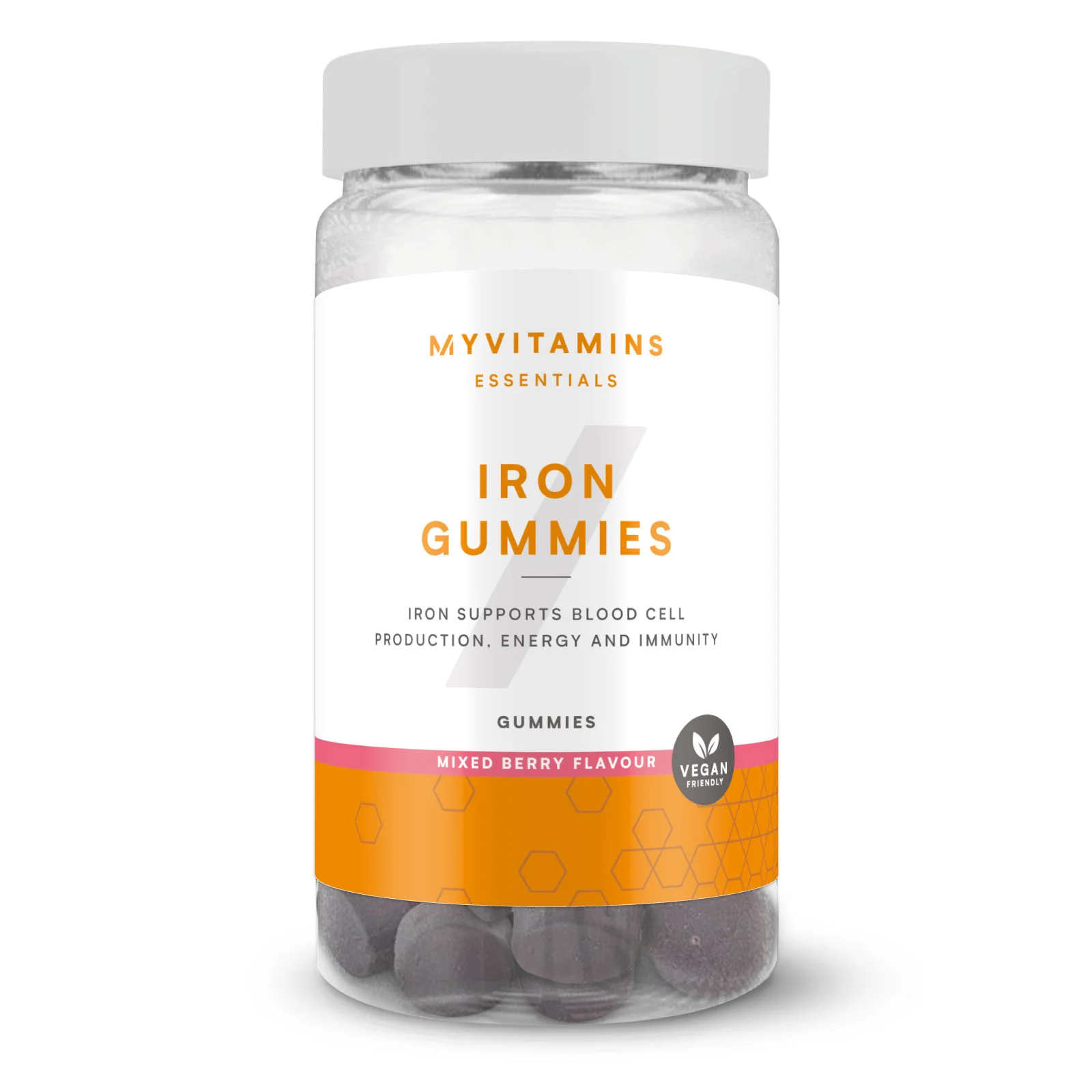Gummies met ijzer - 30servings - Gemixte Bessen Afbeelding 1