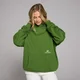 MP Lifestyle oversized hoodie voor dames - Donkerdennengroen