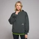 MP Lifestyle oversized hoodie voor dames - Verwassen zwart