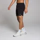 MP Active geweven short met binnenbeenlengte van 18 cm voor heren - Zwart