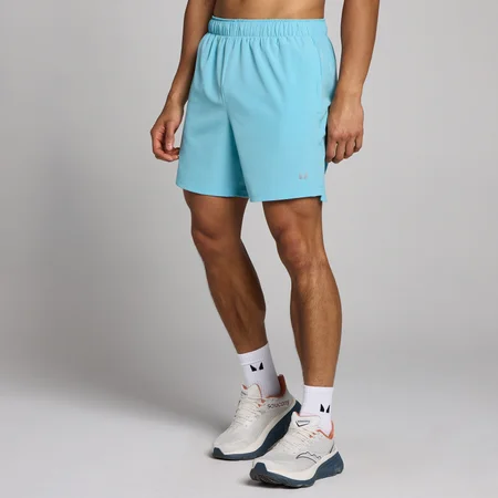 MP Tempo short met binnenbeenlengte van 17,8 cm voor heren - Cyaan