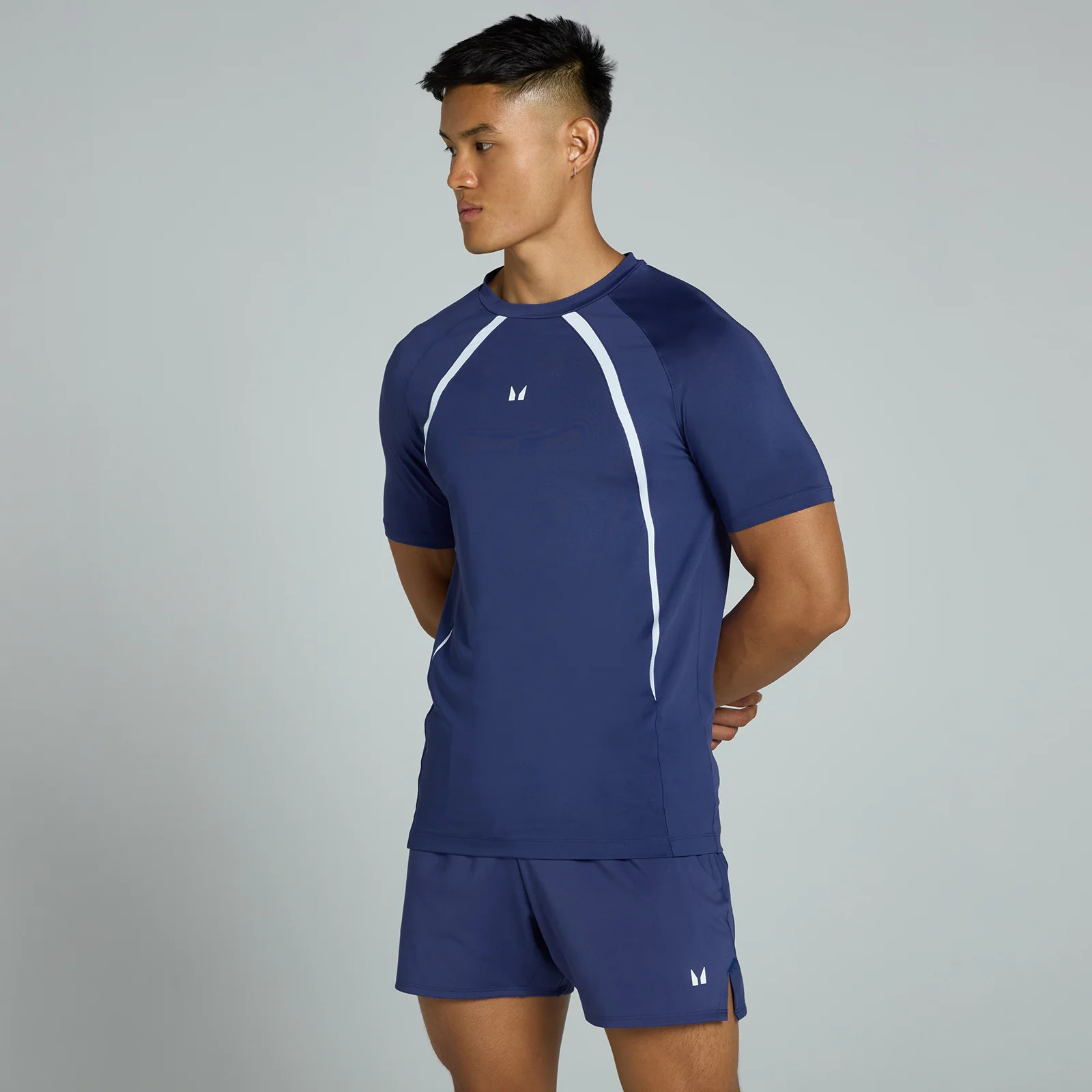 MP Tempo T-shirt met panelen voor heren - Schemerzwart - XL Afbeelding 1