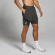 MP Tempo 2-in-1 short voor heren - Nachtgrijs