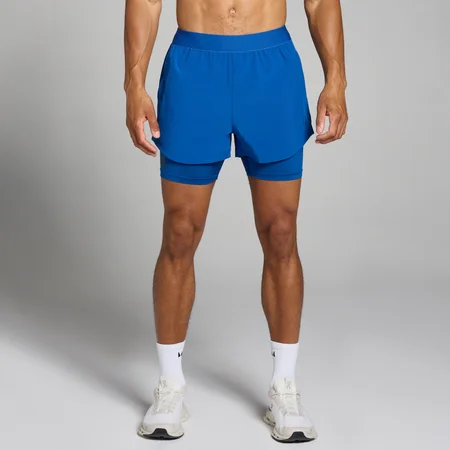 MP Tempo 2-in-1 short voor heren - Puurblauw