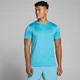 MP Tempo gemêleerd T-shirt voor heren - Cyaan