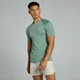 MP Tempo naadloos T-shirt voor heren - Vaalgroen