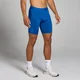 MP Tempo basislaag short voor heren - Puurblauw