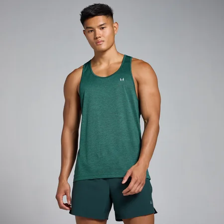 MP Tempo gemêleerd hemd voor heren - Donkergroen