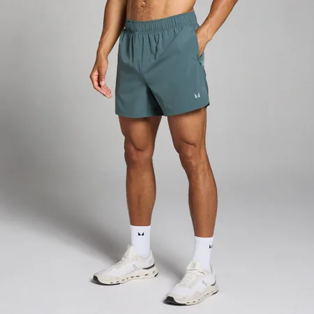 MP geweven sportshort met binnenbeenlengte van 13 cm voor heren - Donkerleigrijs