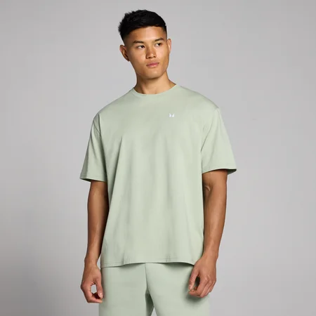 MP Rest Day oversized T-shirt voor heren - Pastelgroen