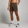 MP geweven trainingsshort met binnenbeenlengte van 13 cm voor heren - Chocoladebruin