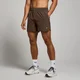 MP geweven trainingsshort met binnenbeenlengte van 13 cm voor heren - Chocoladebruin
